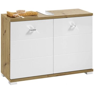 Balculina BASIC Weiß Hochglanz Badezimmerunterschrank - Badschrank Balculina BASIC Weiß Hochglanz Badezimmerunterschrank - Badschrank