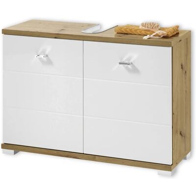 Balculina BASIC Weiß Hochglanz Badezimmerunterschrank - Badschrank Balculina BASIC Weiß Hochglanz Badezimmerunterschrank - Badschrank