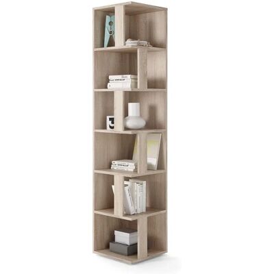 BEGA OFFICE Sarokpolc - 6 nyitott polc, 38x38x186 cm, eukaliptusz BEGA OFFICE Sarokpolc - 6 nyitott polc, 38x38x186 cm, eukaliptusz
