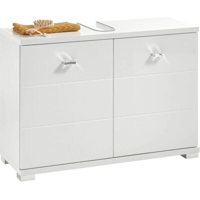 Balculina Fehér 80x57x31 Magas fényes mosdókagyló szekrény Balculina Fehér 80x57x31 Magas fényes mosdókagyló szekrény