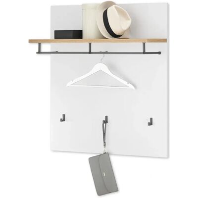 HBZ Milan Falpanel - 85x95x27 cm, Fehér, tölgy HBZ Milan Falpanel - 85x95x27 cm, Fehér, tölgy