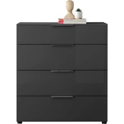 HBZ Santorin Sideboard - 4 Schubladen, Glasfront, Anthrazit HBZ Santorin Sideboard - 4 Schubladen, Glasfront, Anthrazit