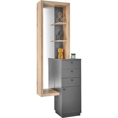 HBZ Frame Garde-robe - Miroir, Compacte 72x200x35cm - Publicité HBZ Frame Garde-robe - Miroir, Compacte 72x200x35cm - Publicité