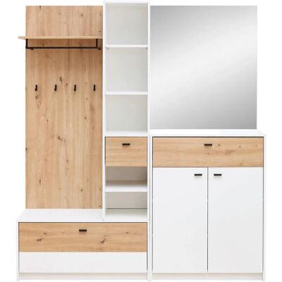 Xora - ARTISAN NB - weiß - Eiche Schrank Xora - ARTISAN NB - weiß - Eiche Schrank