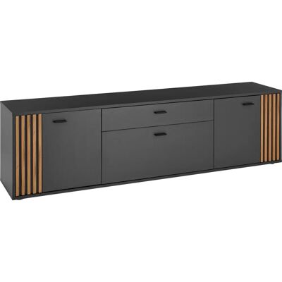 HBZ Dublin TV-Schrank - Anthrazit / Eiche - 180cm breit - Sideboard HBZ Dublin TV-Schrank - Anthrazit / Eiche - 180cm breit - Sideboard