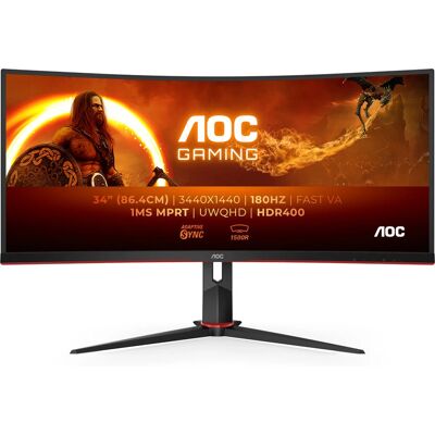 AOC G2 CU34G2XPD - 34'' WQHD curved monitor - Computer Monitor AOC G2 CU34G2XPD - 34'' WQHD curved monitor - Computer Monitor