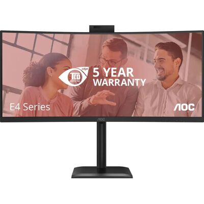 AOC E4 CU34E4CW 34-Zoll UltraWide Quad HD Monitor - Schwarz AOC E4 CU34E4CW 34-Zoll UltraWide Quad HD Monitor - Schwarz