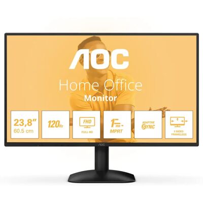 Moniteur d'ordinateur AOC 24B31H Noir - 23,8" IPS 120Hz Full HD Moniteur d'ordinateur AOC 24B31H Noir - 23,8" IPS 120Hz Full HD
