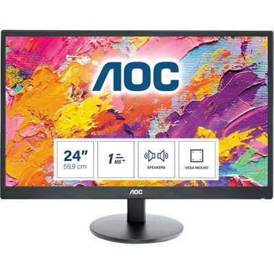 AOC E2470SWH 24" Full HD LED Monitor AOC E2470SWH 24" Full HD LED Monitor