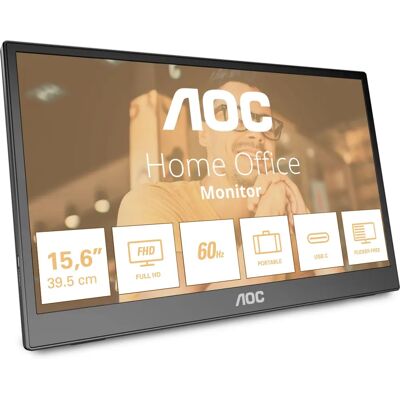 AOC 16T3EA Bärbar Skärm - 15,6 tum Full HD IPS USB-C AOC 16T3EA Bärbar Skärm - 15,6 tum Full HD IPS USB-C