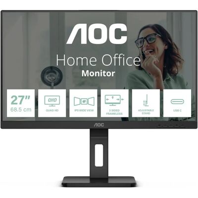 AOC Q27P3CV - 27'' IPS QHD Näyttö - Musta AOC Q27P3CV - 27'' IPS QHD Näyttö - Musta