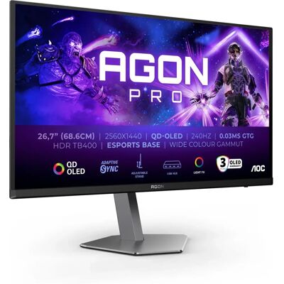 AOC AG276QZD2AM - 27 inch QHD OLED monitor - FreeSync Premium Pro AOC AG276QZD2AM - 27 inch QHD OLED monitor - FreeSync Premium Pro