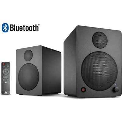 wavemaster CUBE MINI NEO - 2.0 Bluetooth Bookshelf Speaker System - 36 Watt - Schwarz wavemaster CUBE MINI NEO - 2.0 Bluetooth Bookshelf Speaker System - 36 Watt - Schwarz
