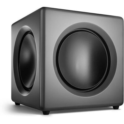 Wavemaster 66400 Fusion Aktiver Subwoofer (125 Watt) mit eingebautem Class-D-Verstärker, universell einsetzbar optimiert für 2.0 Lautsprechersysteme Wavemaster 66400 Fusion Aktiver Subwoofer (125 Watt) mit eingebautem Class-D-Verstärker, universell einsetzbar optimiert für 2.0 Lautsprechersysteme