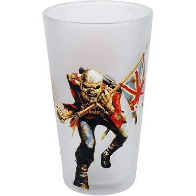Iron Maiden Trooper Pint Glas - Glas aus Glas Iron Maiden Trooper Pint Glas - Glas aus Glas
