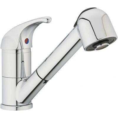 Herzbach Largo Küchenarmatur chrom, ausziehbare Handbrause, schwenkbarer Auslauf Herzbach Largo Küchenarmatur chrom, ausziehbare Handbrause, schwenkbarer Auslauf