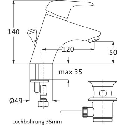 Herzbach Kappa Mitigeur Lavabo Basse Pression - Publicité Herzbach Kappa Mitigeur Lavabo Basse Pression - Publicité