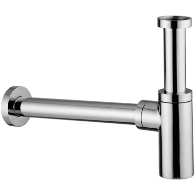 Herzbach Basic Rund Chrom Siphon - 1 1/4" Herzbach Basic Rund Chrom Siphon - 1 1/4"
