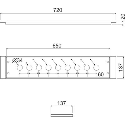 Herzbach Logic Montagerahmen - Für Fliesenrandarmaturen Herzbach Logic Montagerahmen - Für Fliesenrandarmaturen