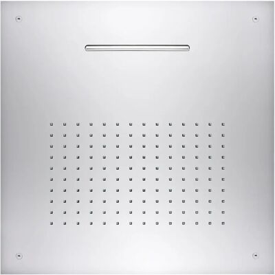 Herzbach Polierter Edelstahl Decken-Regenbrause - Regen & Schwall - 50x50cm Herzbach Polierter Edelstahl Decken-Regenbrause - Regen & Schwall - 50x50cm