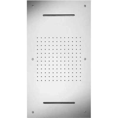 Herzbach Polierter Edelstahl Decken-Regenbrause - Regen/Doppelschwall - 700x380mm Herzbach Polierter Edelstahl Decken-Regenbrause - Regen/Doppelschwall - 700x380mm