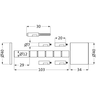 Herzbach Herzbach Logic XL 11.021000.1.09 Unterputz-Verlängerung - Universalt Thermostatmodul Herzbach Herzbach Logic XL 11.021000.1.09 Unterputz-Verlängerung - Universalt Thermostatmodul