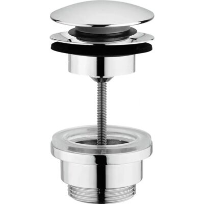 Vanne de vidange Herzbach - Universelle 1 1/4" Chrome - pour Trop-plein - Publicité Vanne de vidange Herzbach - Universelle 1 1/4" Chrome - pour Trop-plein - Publicité