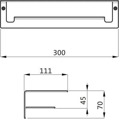 Herzbach Wandregal iX 300mm - Bad Duschzubehör Wandmontage Herzbach Wandregal iX 300mm - Bad Duschzubehör Wandmontage