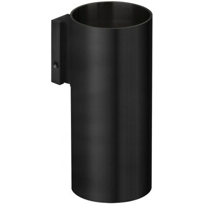 Herzbach Deep Black Zahnbürstenhalter - Wandmontage Mattschwarz Herzbach Deep Black Zahnbürstenhalter - Wandmontage Mattschwarz