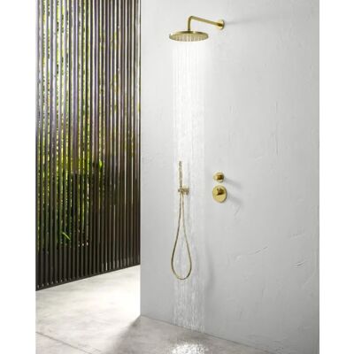 Herzbach Herzbach iX PVD Badkuipset met Douche - Badkuipset Herzbach Herzbach iX PVD Badkuipset met Douche - Badkuipset