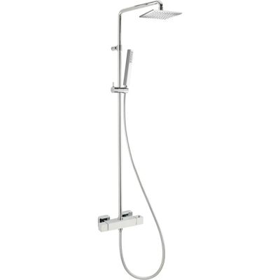 Herzbach NEO CASTELL Douchekolom - Inbouwthermostaat - Hoek 20cm Herzbach NEO CASTELL Douchekolom - Inbouwthermostaat - Hoek 20cm