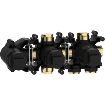 Herzbach Modulo7 Thermostat-Einbaukörper - 20-55°C - Für 1 Verbraucher Herzbach Modulo7 Thermostat-Einbaukörper - 20-55°C - Für 1 Verbraucher