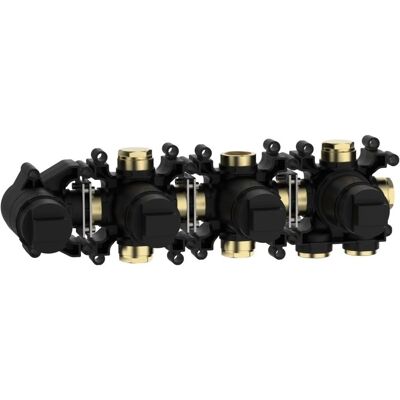 Herzbach Herzbach MODUL7 Thermostat - 2 Ventile - G 3/4" - 105mm - Einbau Herzbach Herzbach MODUL7 Thermostat - 2 Ventile - G 3/4" - 105mm - Einbau