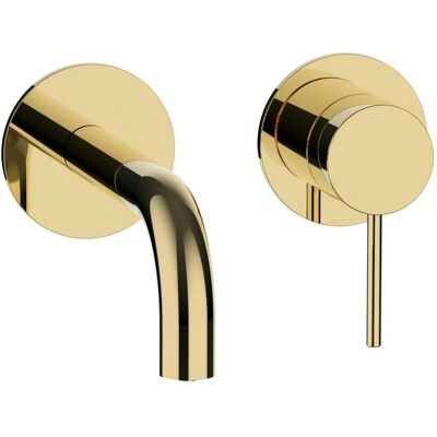 Herzbach Herzbach MODUL7 Wandbatterie Gold - 160mm Projektion Herzbach Herzbach MODUL7 Wandbatterie Gold - 160mm Projektion