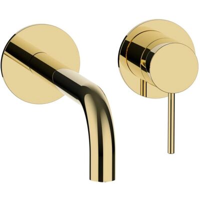 Herzbach Herzbach MODUL7 Wandbatterie - PVD Gold Herzbach Herzbach MODUL7 Wandbatterie - PVD Gold