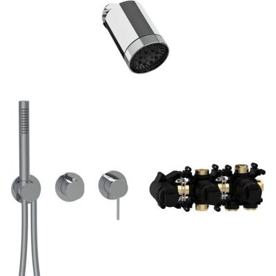 Herzbach Herzbach MODUL7 Duschsystem mit Hebelmischer und Kopfbrause Herzbach Herzbach MODUL7 Duschsystem mit Hebelmischer und Kopfbrause