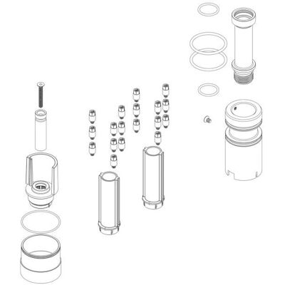 Herzbach Modell7 Verlängerung - 20mm/25mm Wandmontage für PUSH Thermostat - 2 Verbraucher Herzbach Modell7 Verlängerung - 20mm/25mm Wandmontage für PUSH Thermostat - 2 Verbraucher