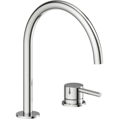 Herzbach Deep Zweiloch Armatur - Zweiloch, Push-Ablauf, Chrom Herzbach Deep Zweiloch Armatur - Zweiloch, Push-Ablauf, Chrom