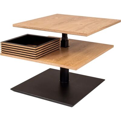 VIERHAUS Modell - Quadratischer höhenverstellbarer Couchtisch - Couchtisch VIERHAUS Modell - Quadratischer höhenverstellbarer Couchtisch - Couchtisch