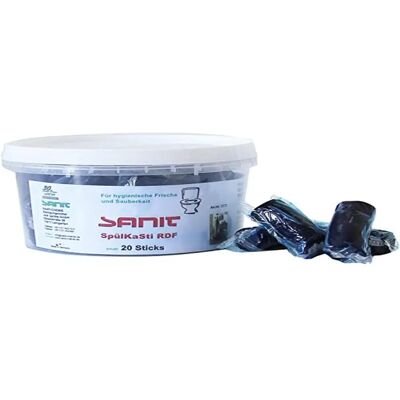 Sanit 3372 Blu - 20 pezzi - Bastoncini di pulizia per cisterne Sanit 3372 Blu - 20 pezzi - Bastoncini di pulizia per cisterne