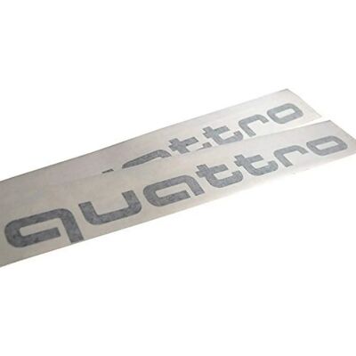 Film décoratif Audi Quattro Argent Glaçé - Film décoratif Film décoratif Audi Quattro Argent Glaçé - Film décoratif