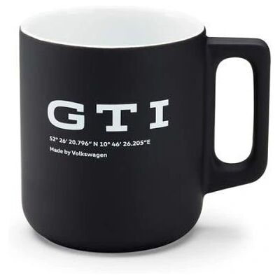 Mug Gti Volkswagen - 360ml - Noir Mat - Porcelaine Mug Gti Volkswagen - 360ml - Noir Mat - Porcelaine