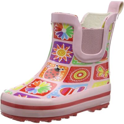Beck Kids Pink Memory Rubber Boots - Rain Boots Beck Kids Pink Memory Rubber Boots - Rain Boots