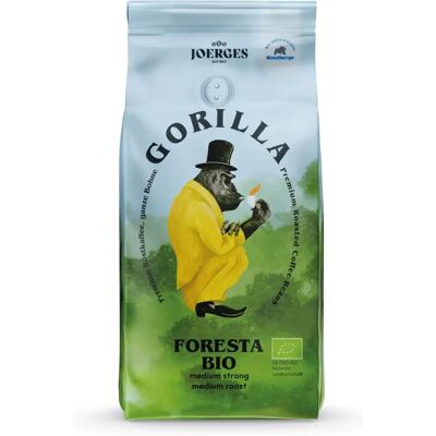 Gorilla Foresta Arabica Koffiebonen - Biologisch 1kg Gorilla Foresta Arabica Koffiebonen - Biologisch 1kg