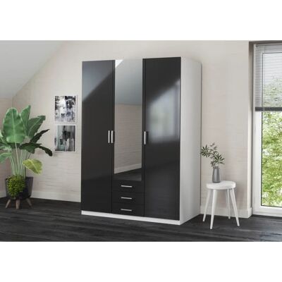Priess Amsterdam Kleiderschrank - 3-5 Türen, Spiegel, LED Priess Amsterdam Kleiderschrank - 3-5 Türen, Spiegel, LED