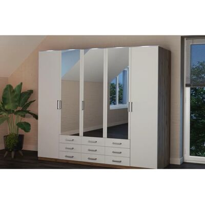 Priess Amsterdam Kleiderschrank - Modernes Design mit LED Priess Amsterdam Kleiderschrank - Modernes Design mit LED