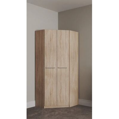 Priess Barcelona Eckkleiderschrank - Platzsparender Moderner Schrank Priess Barcelona Eckkleiderschrank - Platzsparender Moderner Schrank