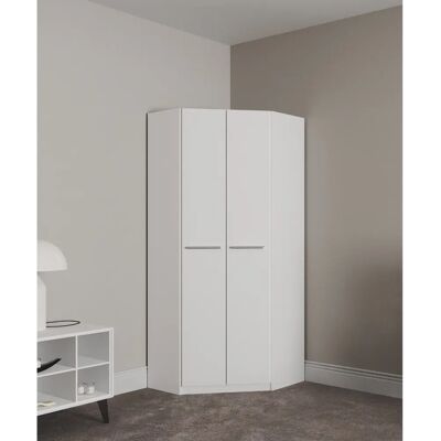 Priess Barcelona Eckkleiderschrank - Platzsparend, Modernes Design Priess Barcelona Eckkleiderschrank - Platzsparend, Modernes Design