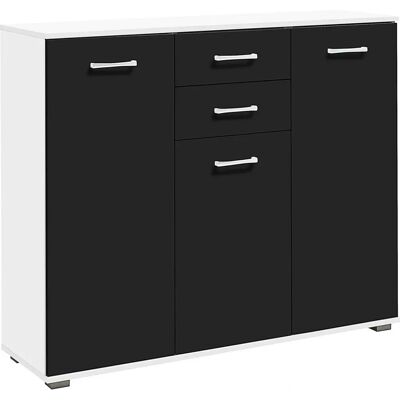 Priess Barcelona Sideboard - Modern, Holz, 2 Schubladen Priess Barcelona Sideboard - Modern, Holz, 2 Schubladen