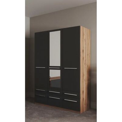 Priess Barcelona Kleiderschrank mit Spiegel - Schrank Priess Barcelona Kleiderschrank mit Spiegel - Schrank
